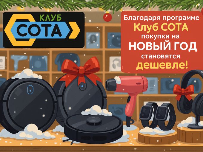 Покупать подарки - выгоднее с Клуб СОТА!