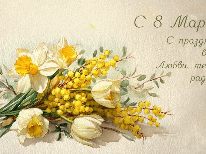 🌷 С Международным женским днём! 🌷