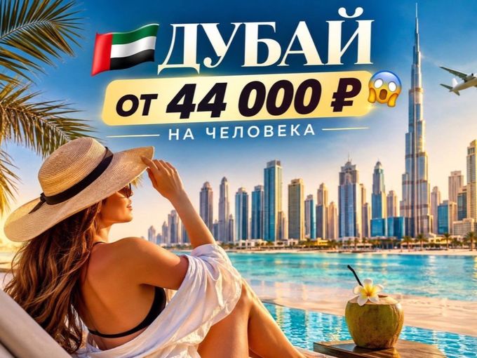 🇦🇪 ДУБАЙ ОТ 44 000₽😱