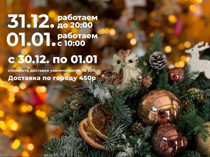 График работы в праздничные дни! 💫