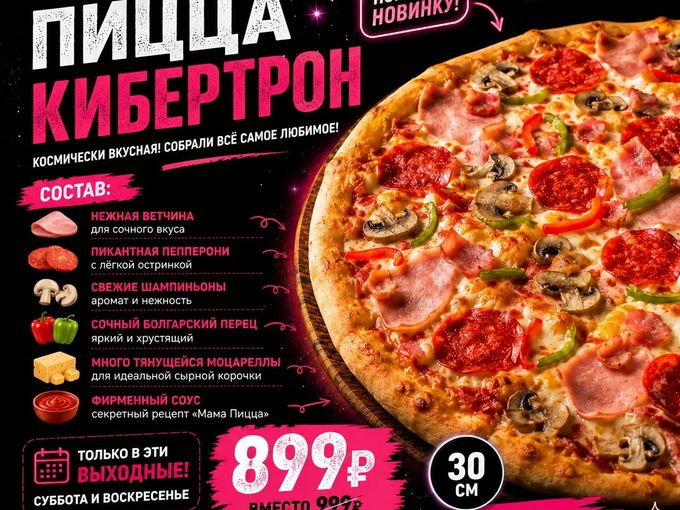 НОВИНКА!!! ПИЦЦА КИБЕРТРОН
