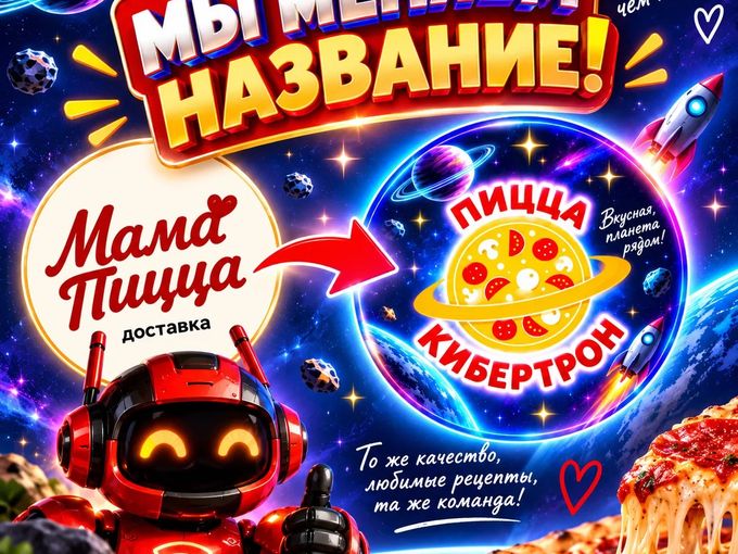 🚀🍕 МЫ МЕНЯЕМ НАЗВАНИЕ +АКЦИЯ ДНЯ