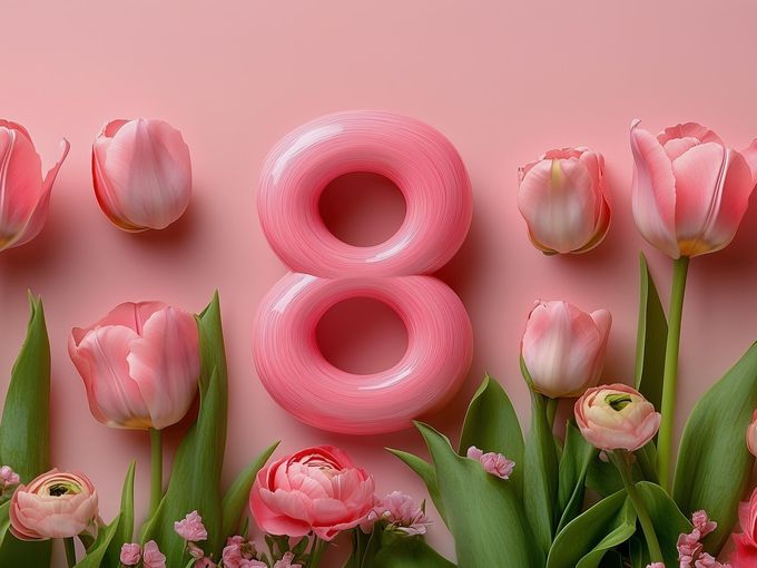 С 8 Марта милые дамы