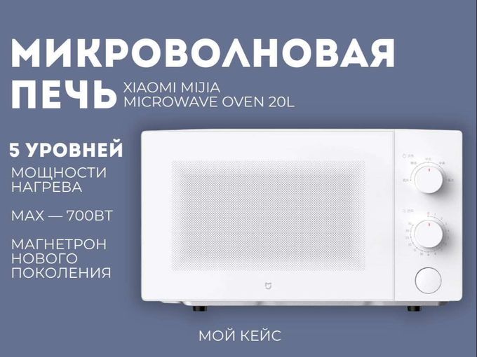 Стильная и удобная микроволновая печь!