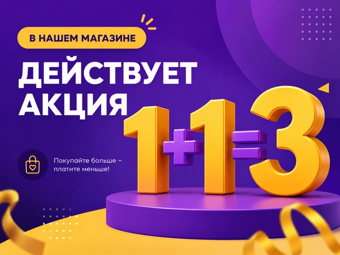 1+1=3 на ВСЕ!