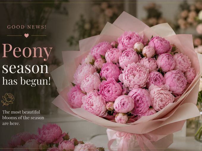 Peonies season