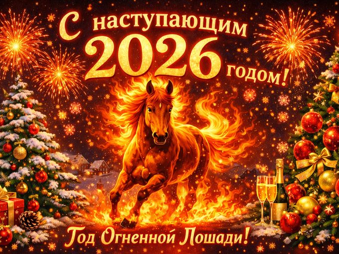 С наступающим 2026 годом! 🎄