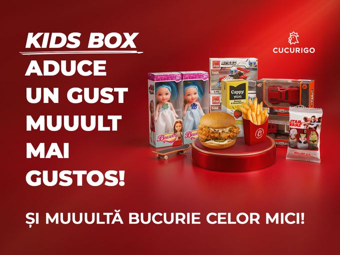 Kids Box – o masă gustoasă și o jucărie
