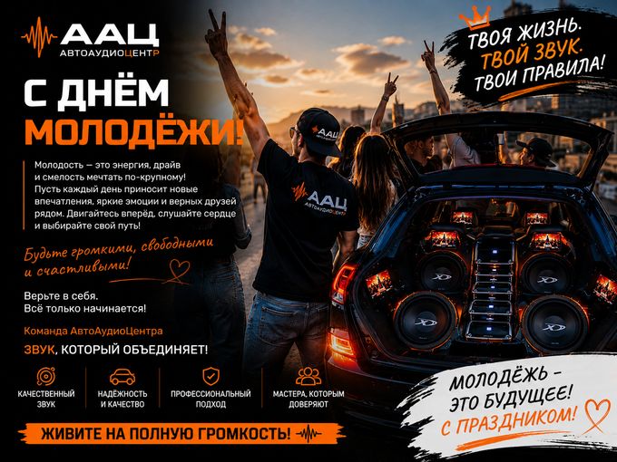 🎉 С Днём молодёжи!