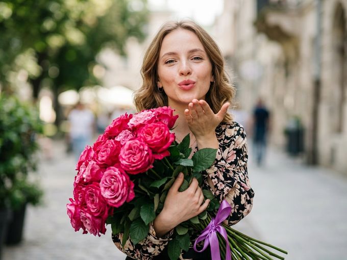 Новая акция на розы - 15% от 15 шт!