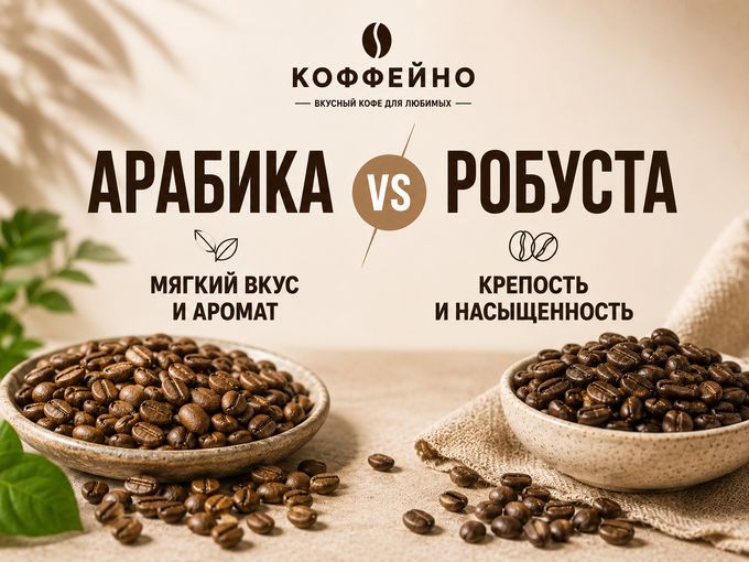 ☕ Арабика или робуста — что выбрать?