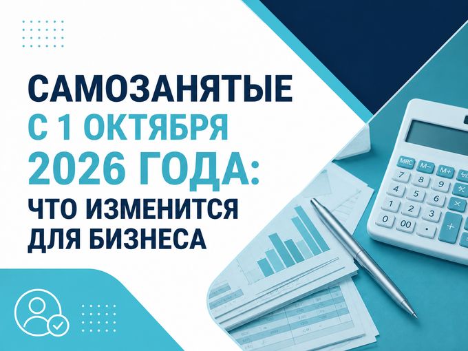 Самозанятые с 1.10.2026 - что изменится?