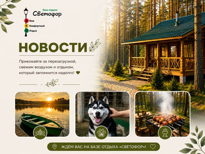 🌿 А чем заняться на базе «Светофор»?