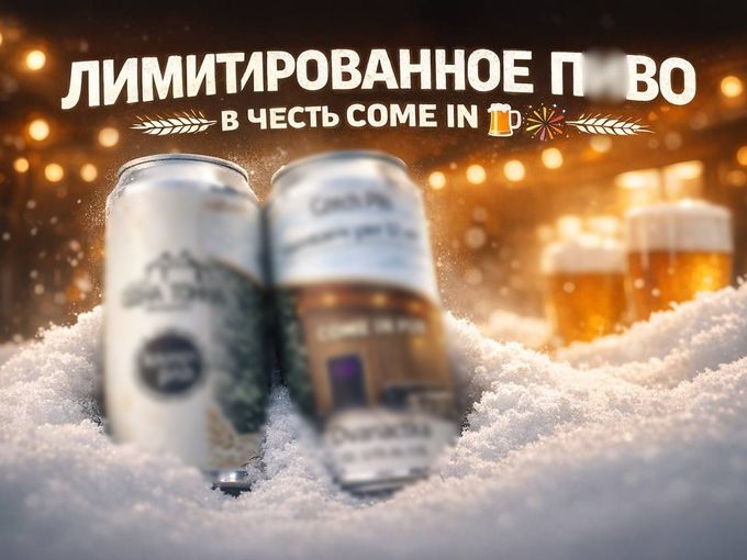 Лимитированное в честь Come In 🎉🍺