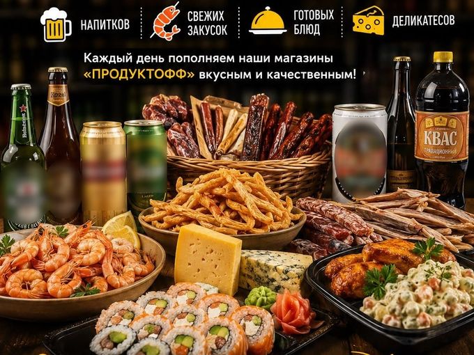 Большое поступление закусок!