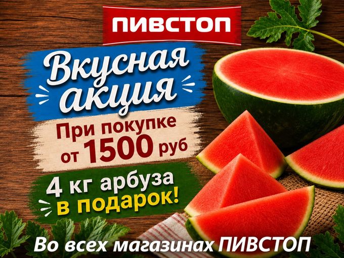 Главная летняя акция ПИВСТОП