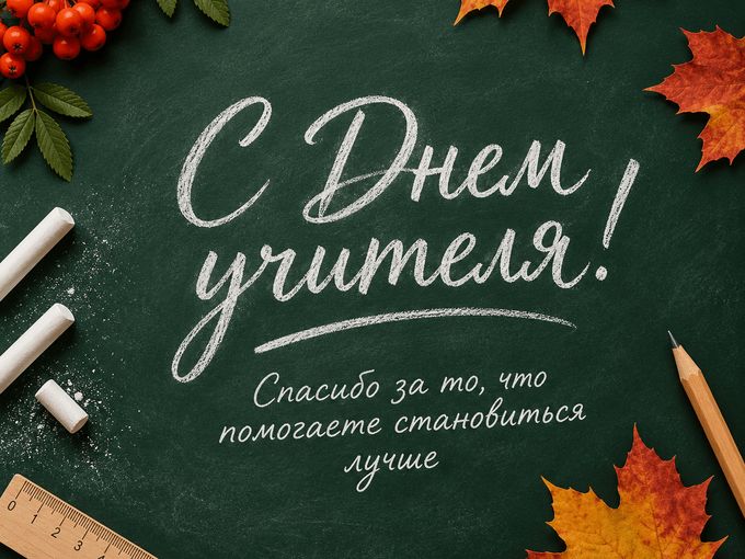 👩‍🏫 С Днём учителя!