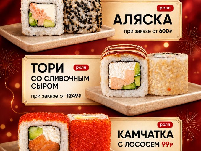 Заказывай на самовывоз и получай подарки