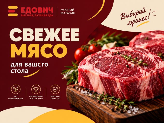 🥩 Хорошее мясо — к хорошему столу!