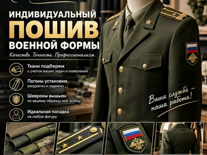 Ремонт и подгонка военной формы