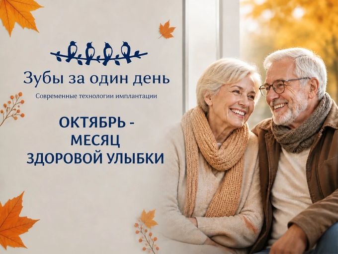 ОКТЯБРЬ-МЕСЯЦ ЗДОРОВОЙ УЛЫБКИ🍂