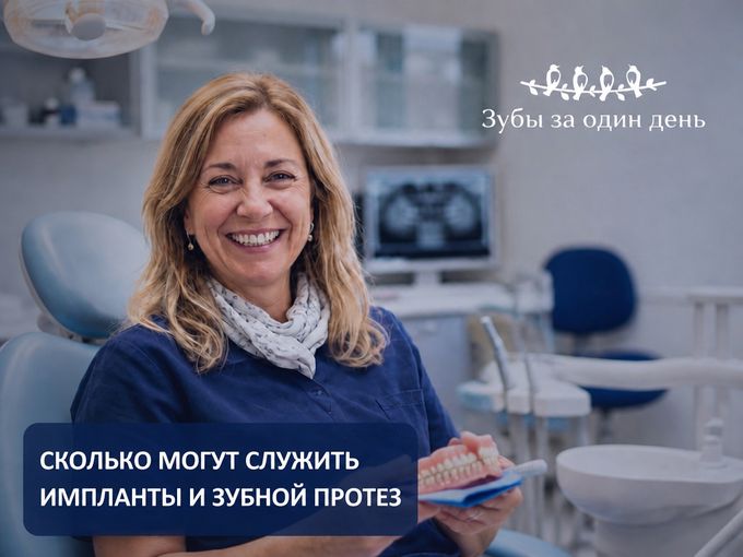 СКОЛЬКО СЛУЖАТ ИМПЛАНТЫ И ПРОТЕЗ?