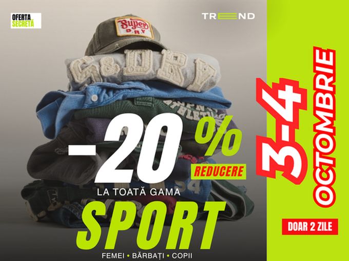 🔥ULTIMA ZI DE - 20 %❗LA COLECȚIA SPORT