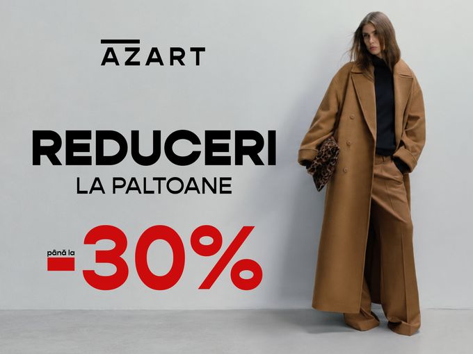 Paltoane de sezon, acum la reducere!