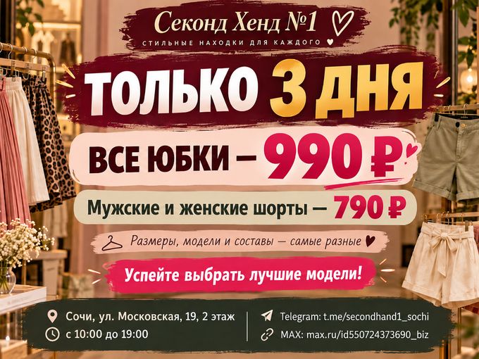 ВСЕ ЮБКИ 990₽🔥ВСЕ ШОРТЫ 790₽🔥