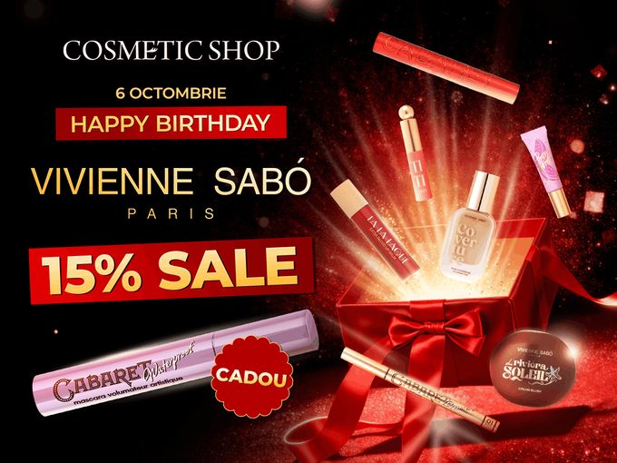 15% SALE + CADOU de la Vivienne Sabo! 💄