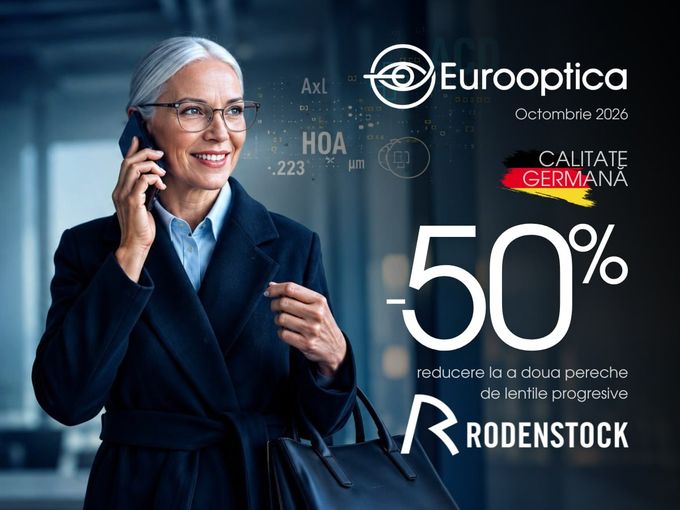 50% reducere la lentile Rodenstock