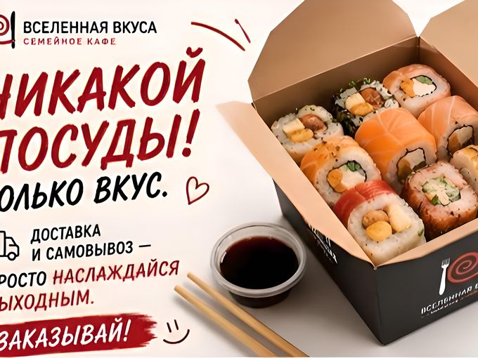 🍕 Сегодня отдыхаем, а не готовим!
