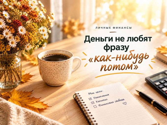 Деньги не любят фразу «как-нибудь потом»
