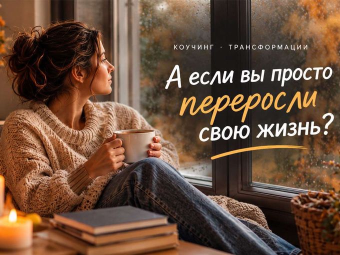 А если вы просто переросли свою жизнь?