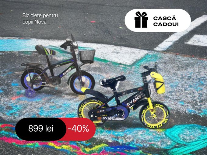 Bicicletă 899 lei și cască cadou 🎁