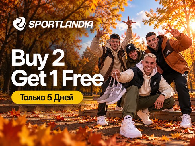 🔥 3 ТОВАРА ПО ЦЕНЕ 2 — SPORTLANDIA! 🔥