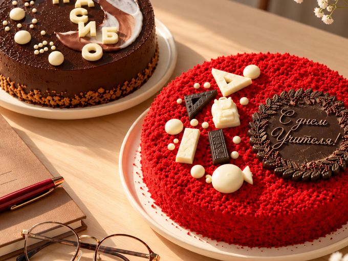 🎂 Вкусный подарок для учителя!