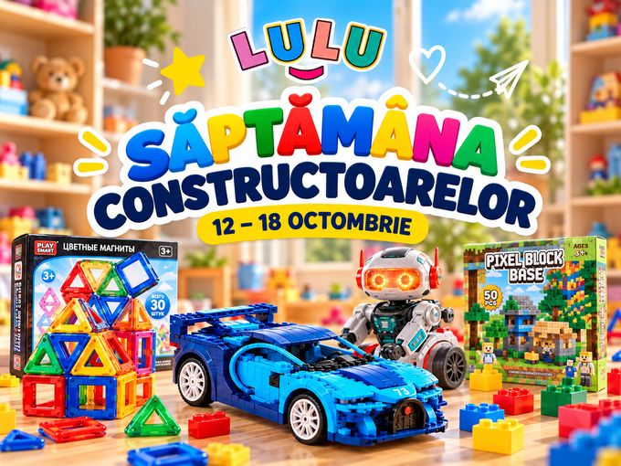 🧩 Săptămâna Constructoarelor la LULU!