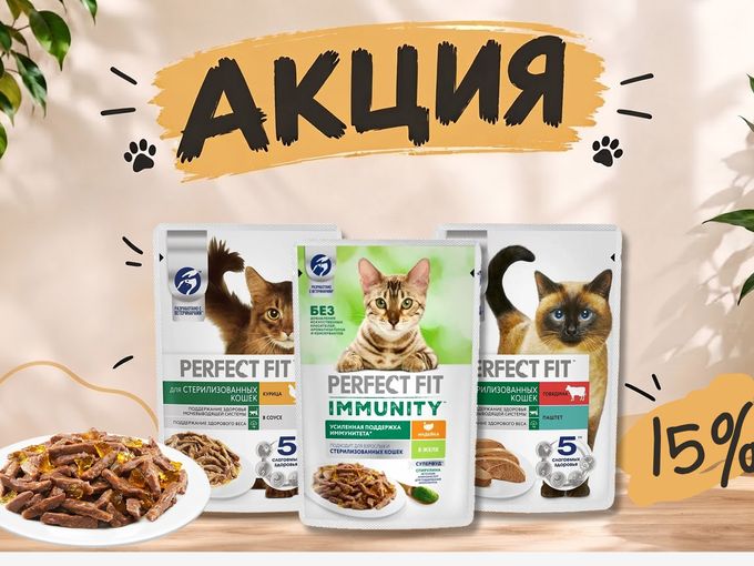 Акции на Perfect Fit - 15%
