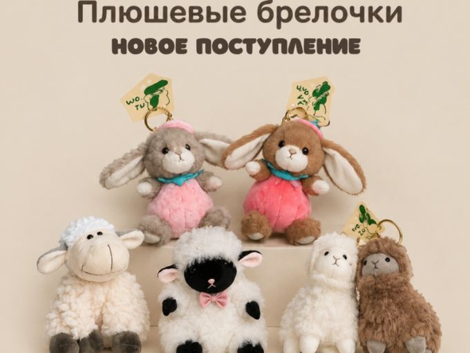 ПЛЮШЕВЫЕ БРЕЛОЧКИ!🧸