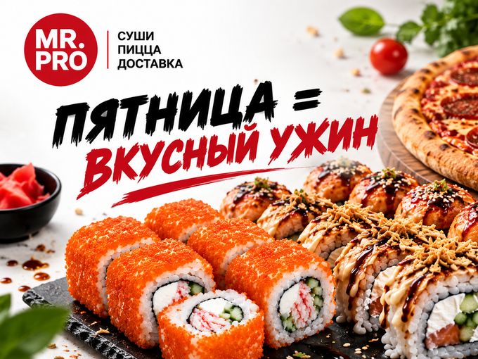 🍣 ПЯТНИЦА = ВКУСНЫЙ УЖИН