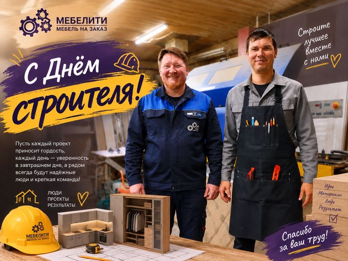 С Днём строителя! 🎉