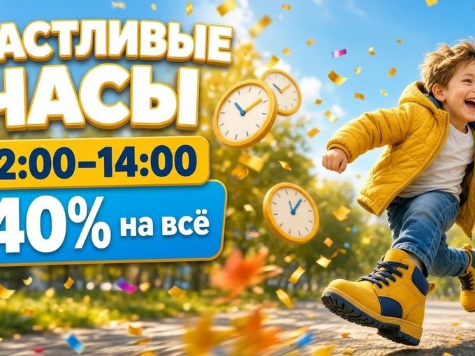 Вот так сюрприз! Сегодня тоже -40%!