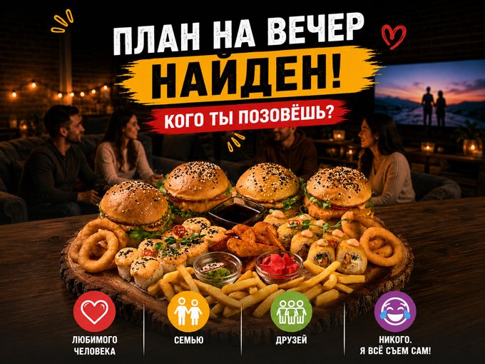 😎ПЛАН НА ВЕЧЕР НАЙДЕН😏