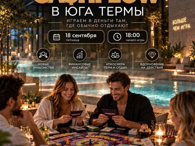Игра Cashflow 18.09.2026 ТЕРМЫ ЮГА