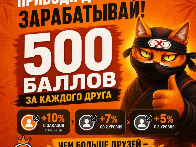 Бонусы за друзей!