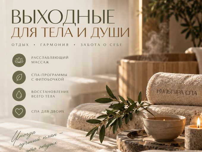 Выходные для тела и души🌿