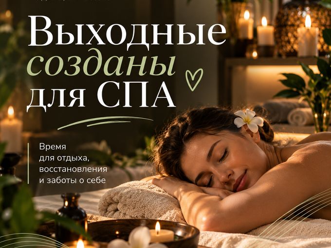 Выходные созданы для СПА💚