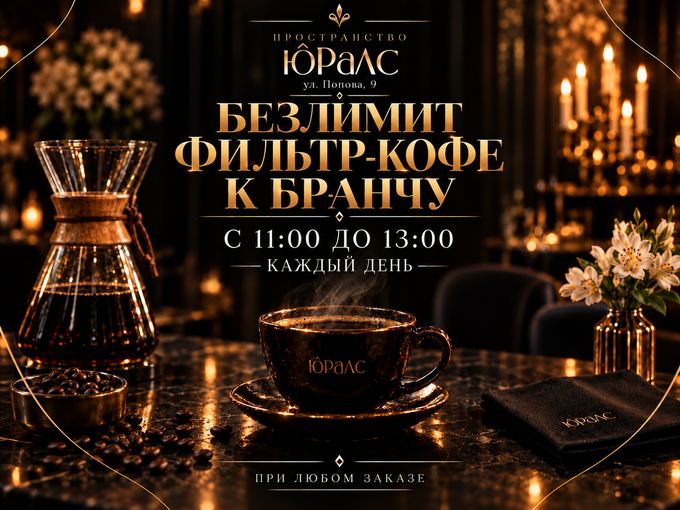 Безлимитный фильтр-кофе в ЮРАЛС