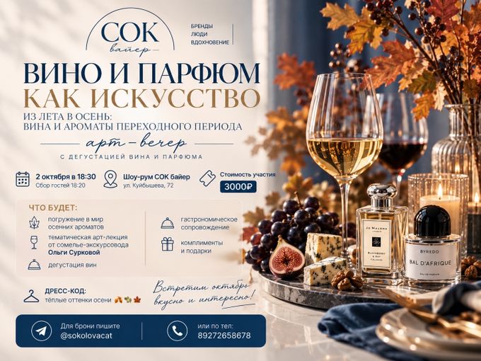 Вино и парфюм как искусство